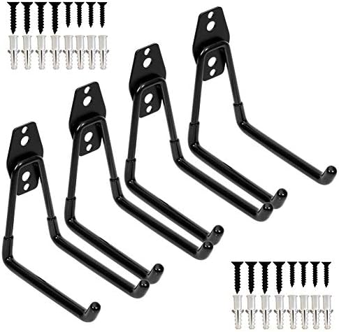Yisunnan 4 Pack Heavy Duty Double Hooks