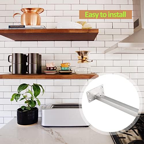 Luomorgo 4 Pcs Heavy Duty Floating Shelf Bracket