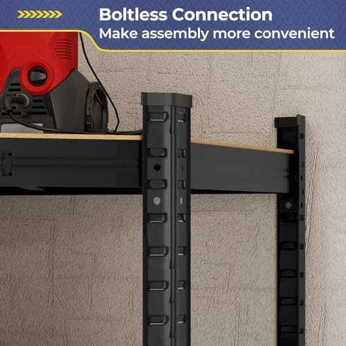 Tangkula 4-Tier Corner Shelving Unit 1600 LBS Heavy Duty