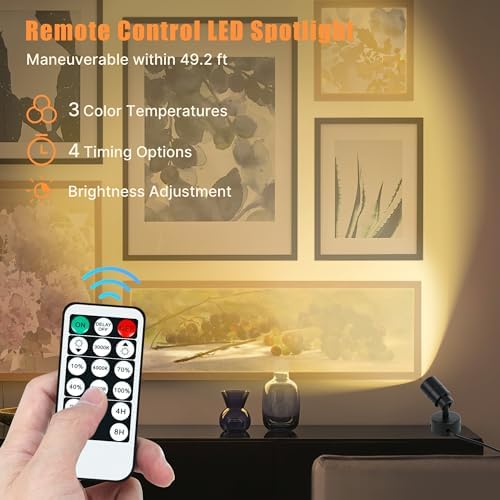 LED Spotlights Indoor 5W with Remote Control and Timer