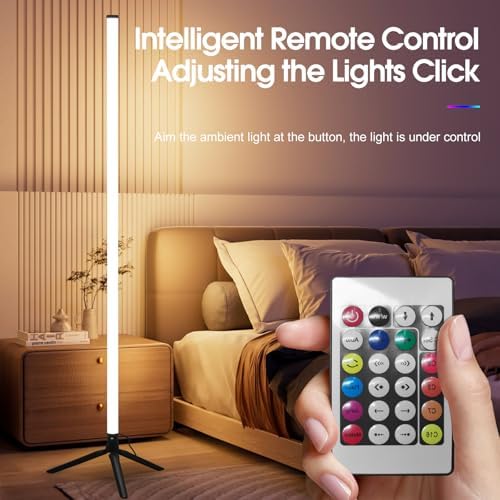 LED RGB Floor Lamp with Music Sync and Remote Control