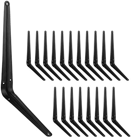 20 Pack 12 Inch Heavy Duty Metal Shelf Bracket