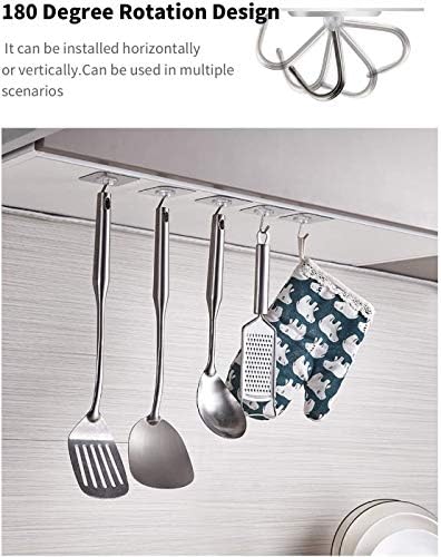 Heavy Duty Adhesive Hooks 20KG for Bathroom Kitchen