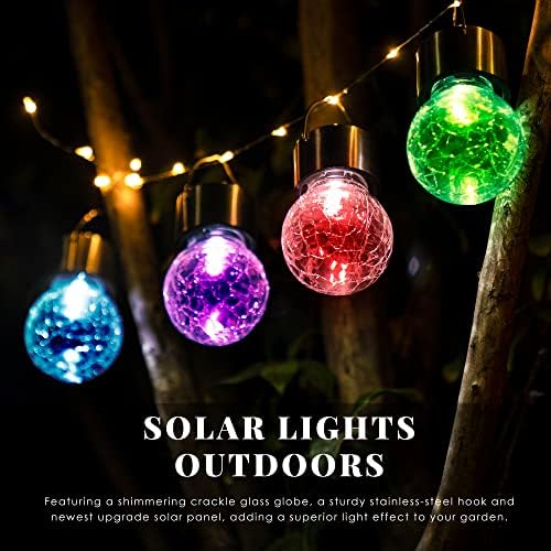 Solpex Hanging Solar Lights Outdoor 8 Pack