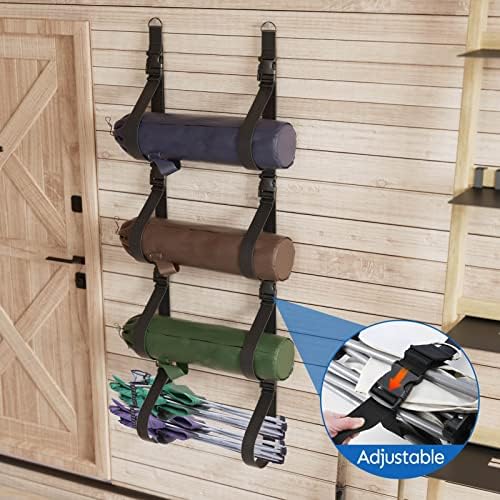 Adjustable Garage Wall Storage Rack for Chairs and Tents