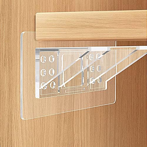 12 Piece Large Adhesive Shelf Bracket Double Row Thickened Reinforced Design