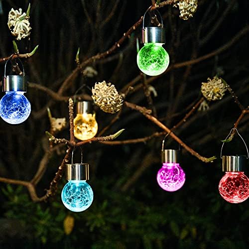 Solpex Hanging Solar Lights Outdoor 8 Pack