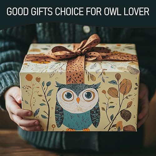 Solar-Powered Owl Statue on Chair Cute LED Figurine