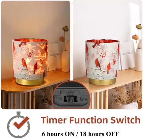 7 Battery Operated Lamp Timer with Red Light
