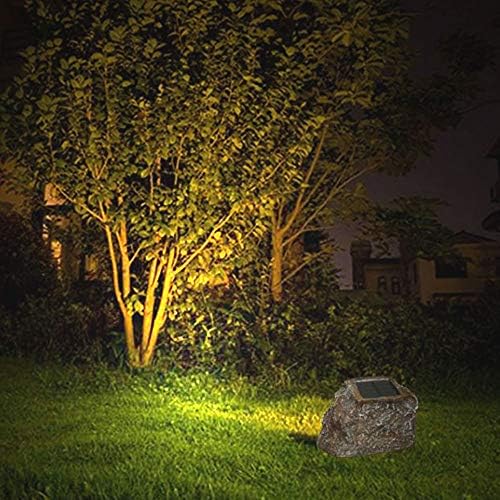EiGreen Solar Garden Rock Lights 2 Pack