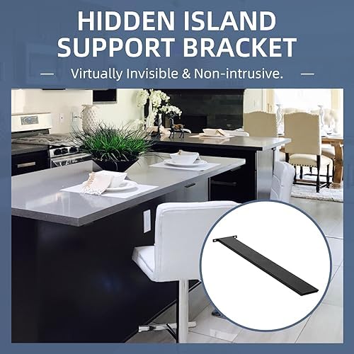 Heavy Duty Hidden Island Bracket 34 Inch