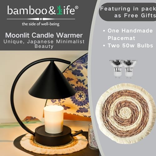 BambooLife Moonlit Touch Candle Warmer Lamp