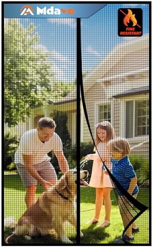 Mdavo Magnetic Screen Door 36x80 Inch Fiberglass