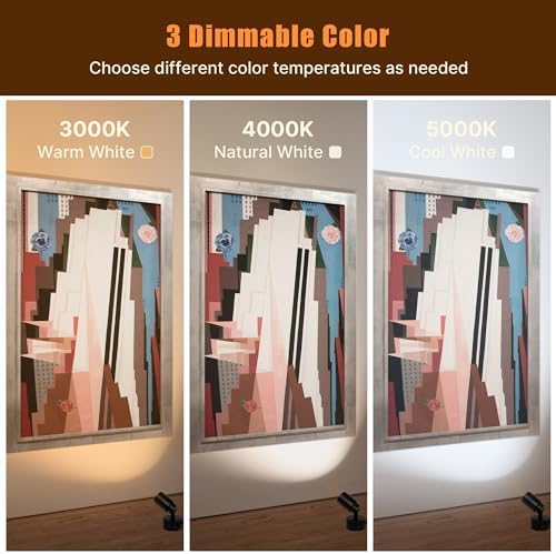 LED Spotlights Indoor 5W with Remote Control and Timer