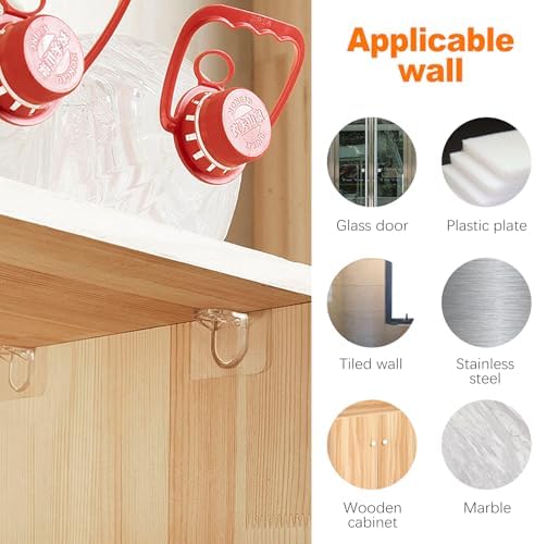 CoguZed 20 Pcs Adhesive Shelf Brackets
