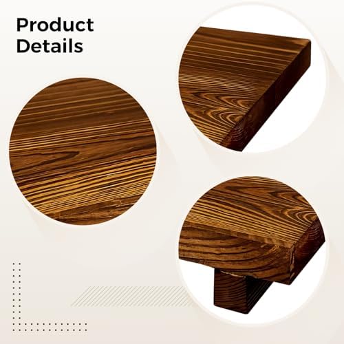 Wood Riser Pedestal Stand for Bathroom and Kitchen