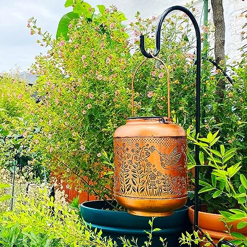 Hummingbird Solar Lanterns Outdoor Waterproof Hanging LED Decor