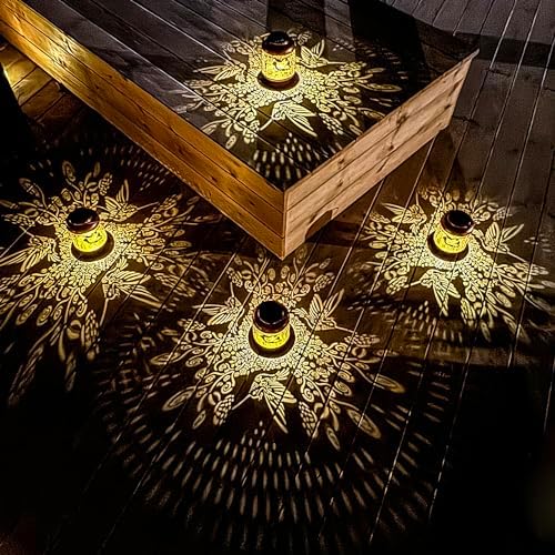 Hummingbird Solar Lanterns Outdoor Waterproof Hanging LED Decor