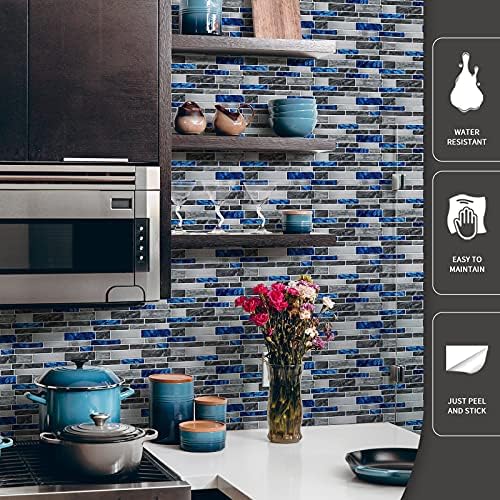 Art3d 10-Sheet Premium Self Adhesive Marble Tiles 30x30cm